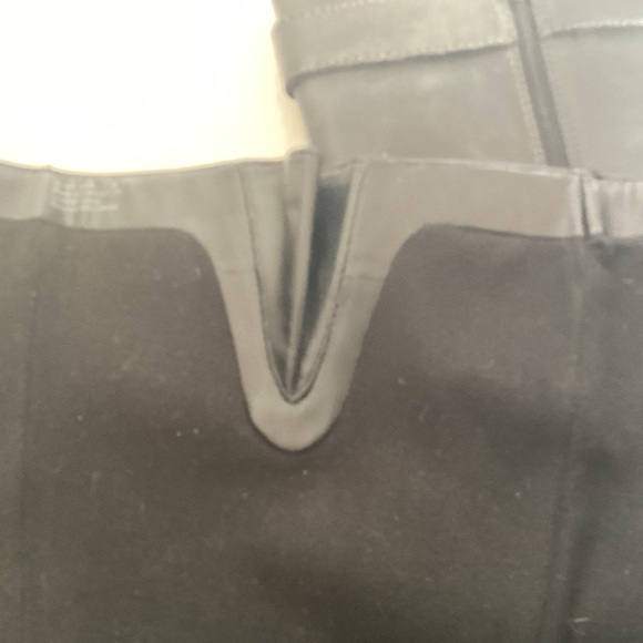 Clarks side zip low block heel leather moto style black boots with buckles 7 Med - Picture 16 of 16